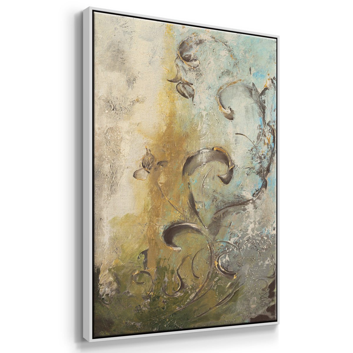 Enchanted Garden I - Framed Premium Gallery Wrapped Canvas L Frame - Ready to Hang