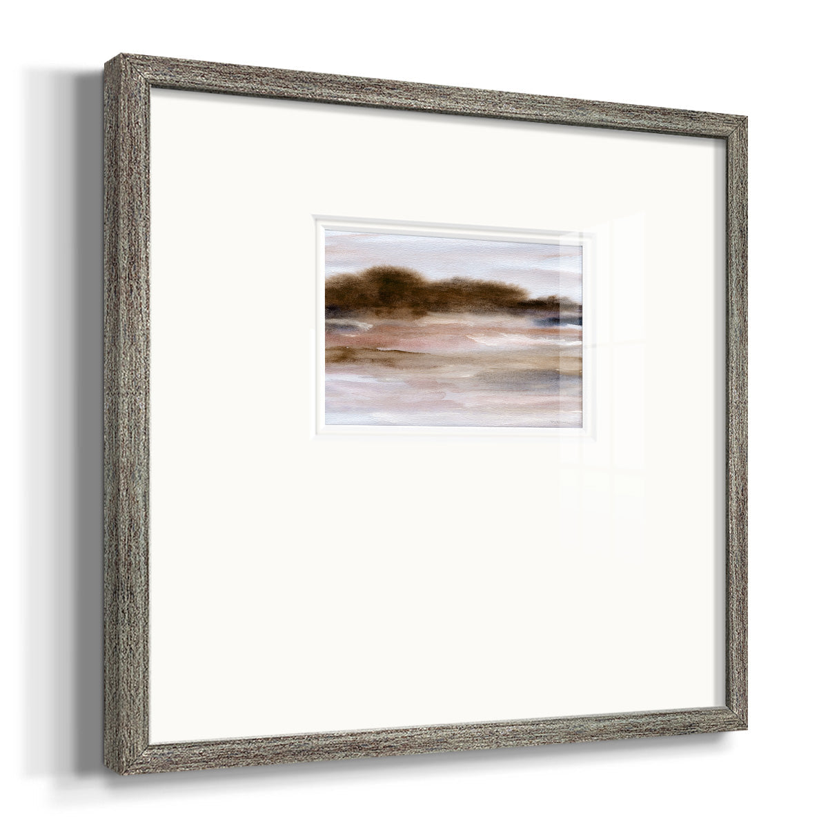 Autumnal Bay Premium Framed Print Double Matboard