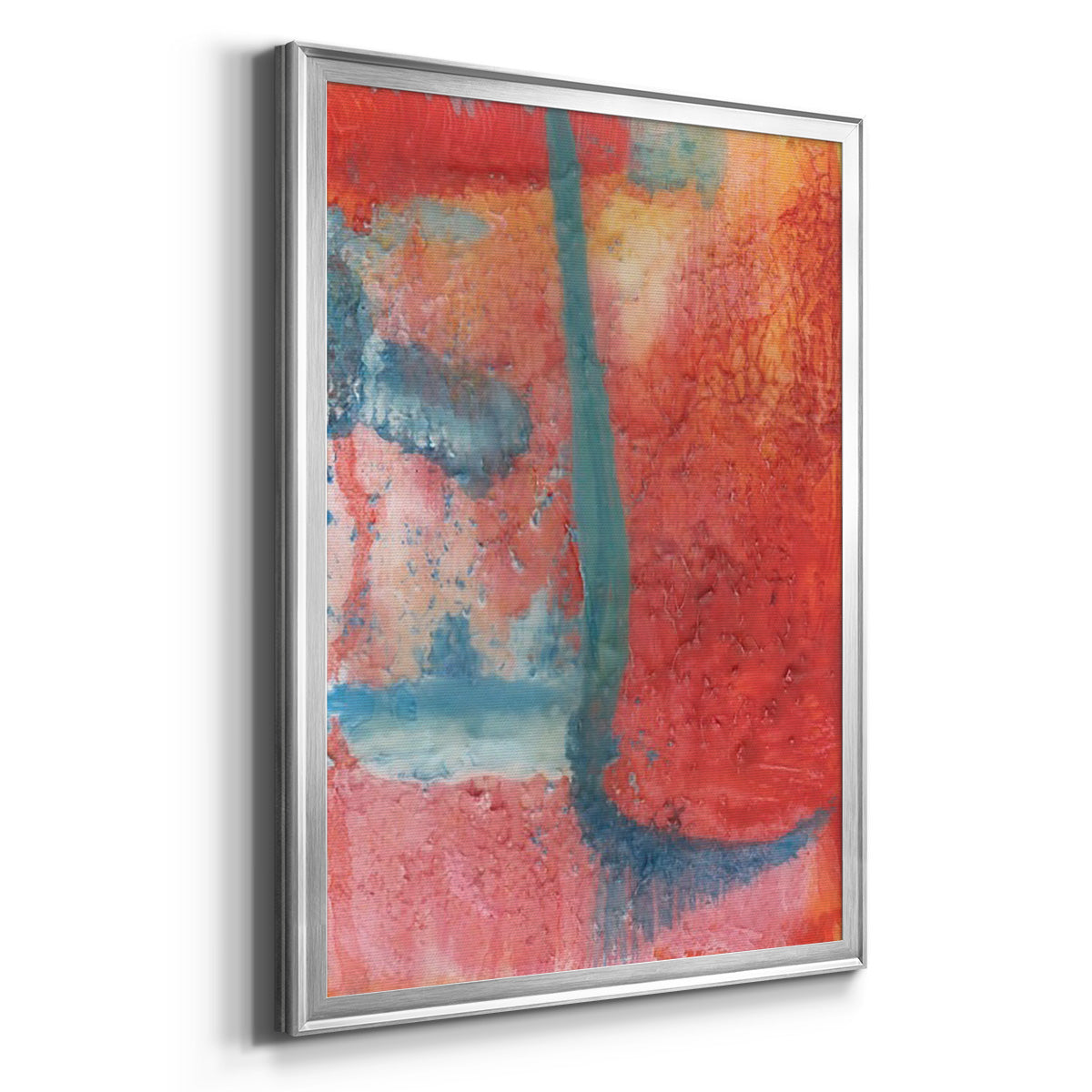 Spring Step II - Modern Framed Canvas Print