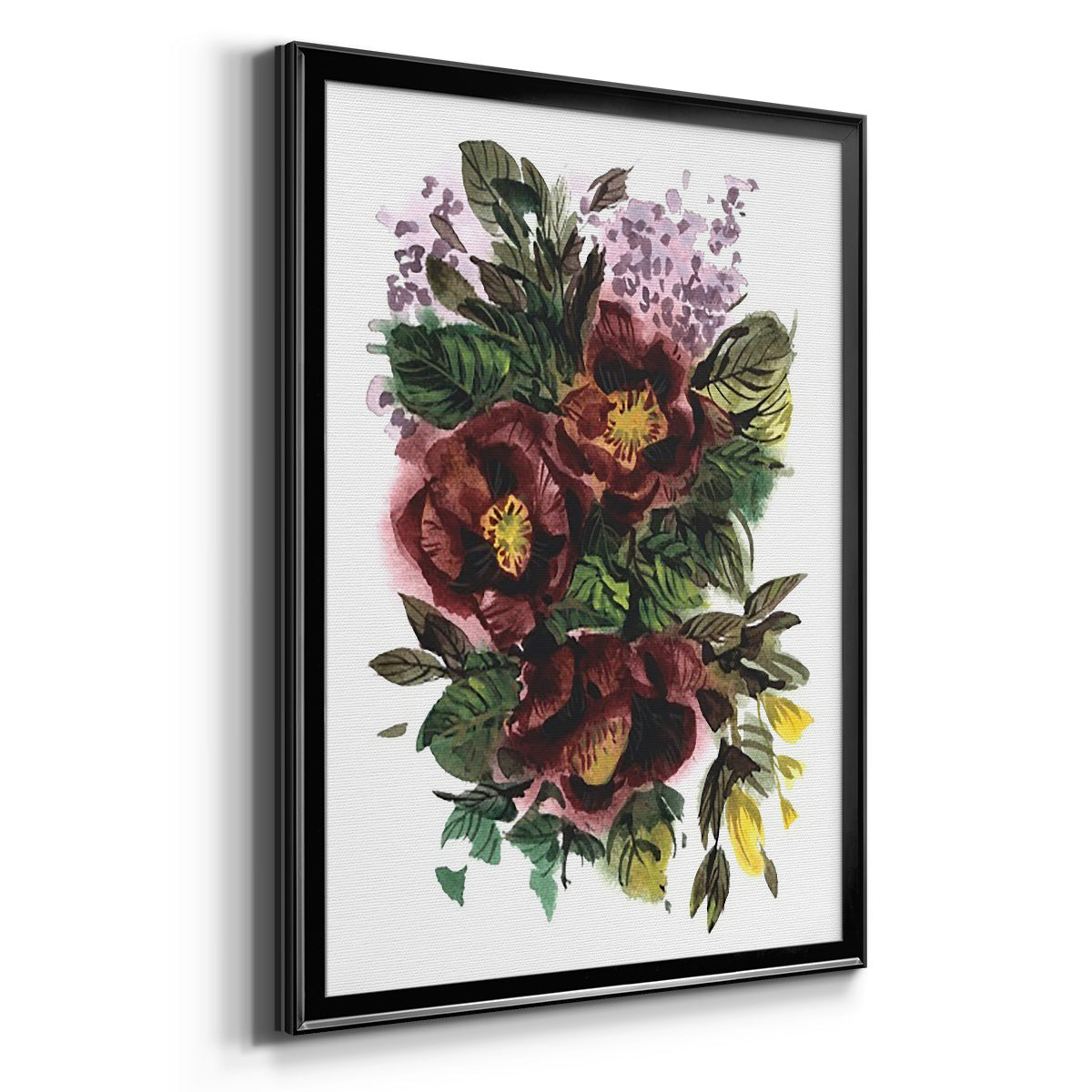 Garden Bouquets II - Modern Framed Canvas Print