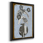 Graphic Flowers in Vase IV - Modern Framed Canvas Print