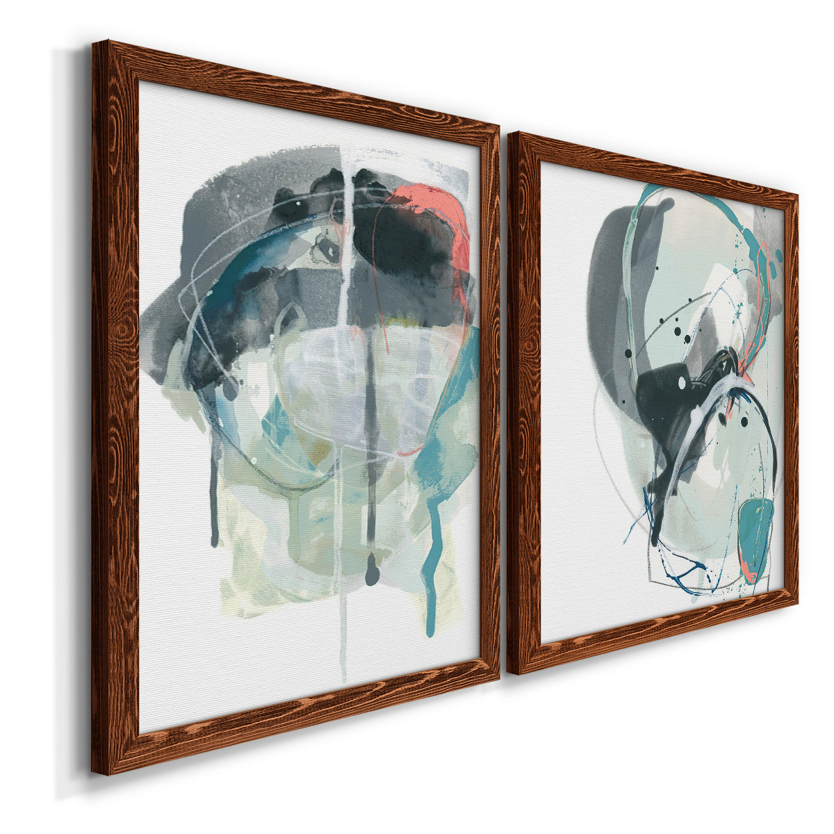 Stone Aperture III - Premium Framed Canvas 2 Piece Set - Ready to Hang