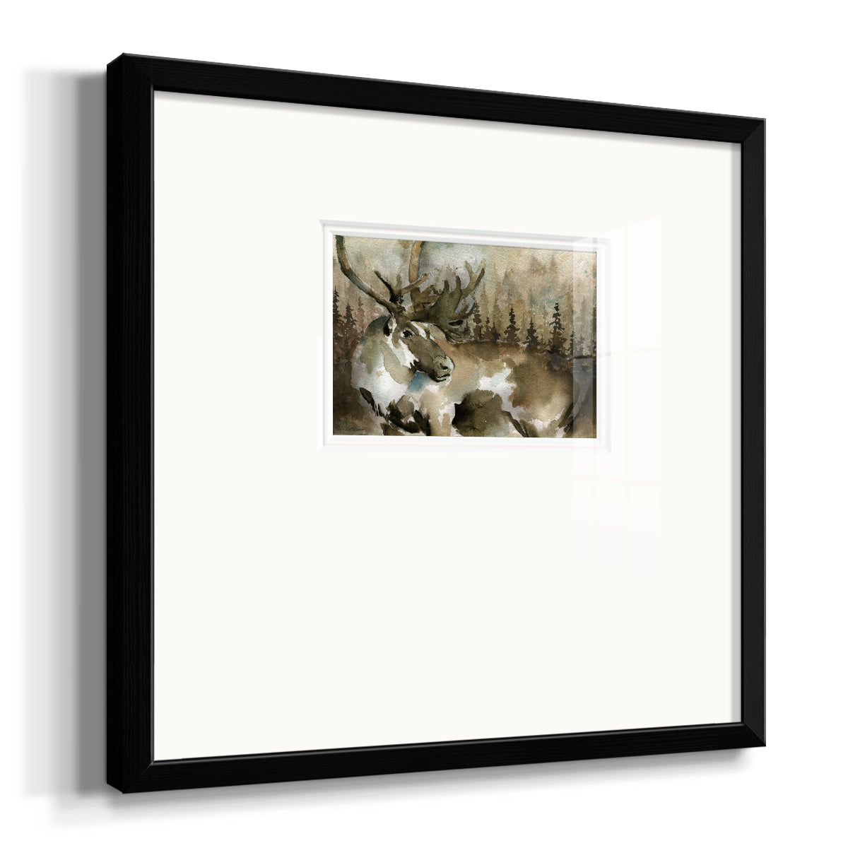 Lodge Twilight III Premium Framed Print Double Matboard