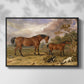 Portrait of Reformer, Blucher, Tory and Crib, Property of Rowland Alston, Esq., M.P., 1835 - Floater Framed Canvas Print