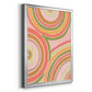 Abstract Rainbow II - Modern Framed Canvas Print