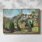 Landscape near Nice, c. 1918 - Floater Framed Canvas Print