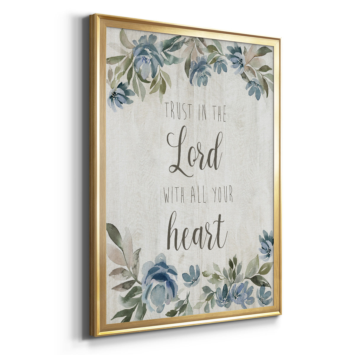 Trust in the Lord - Modern Framed Canvas Print