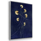 Indigo 1 - Floater Framed Canvas Print