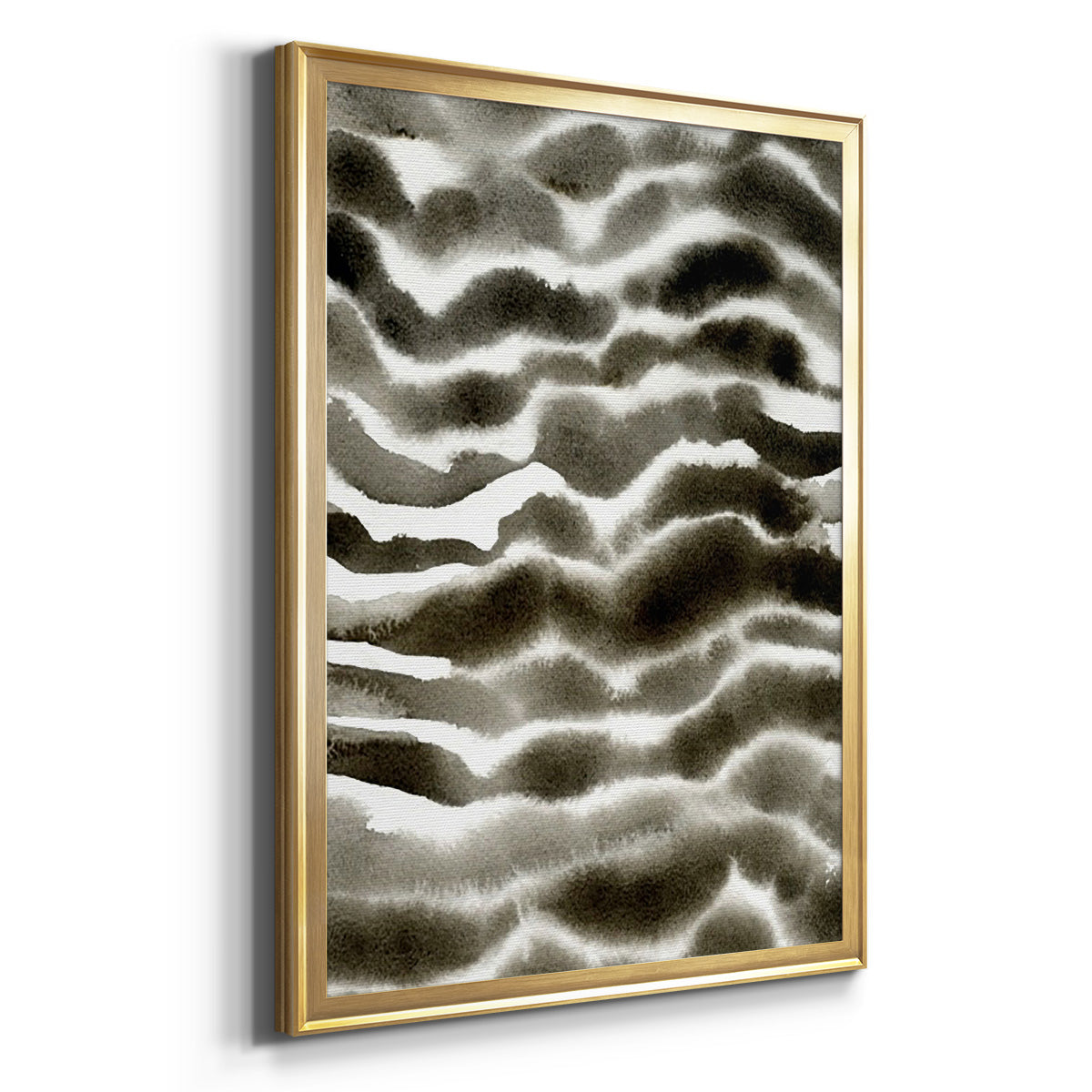 Jungle Stripe I - Modern Framed Canvas Print