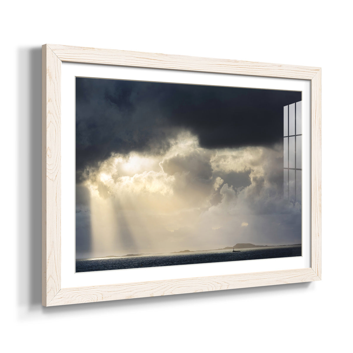 Rays of Light - Barnwood Framed Art Print