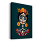 Bright Day of the Dead I Premium Gallery Wrapped Canvas - Ready to Hang