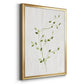 Windblown Leaves I - Modern Framed Canvas Print