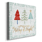 Christmas Tree Whimsy III-Premium Gallery Wrapped Canvas - Ready to Hang