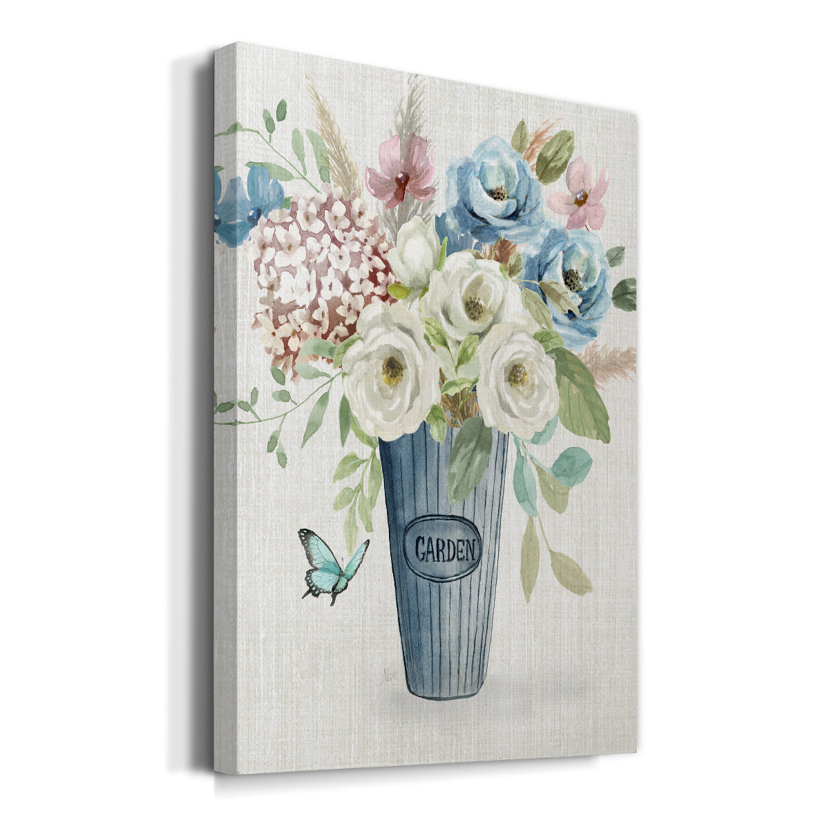 Garden Bouquet Premium Gallery Wrapped Canvas - Ready to Hang