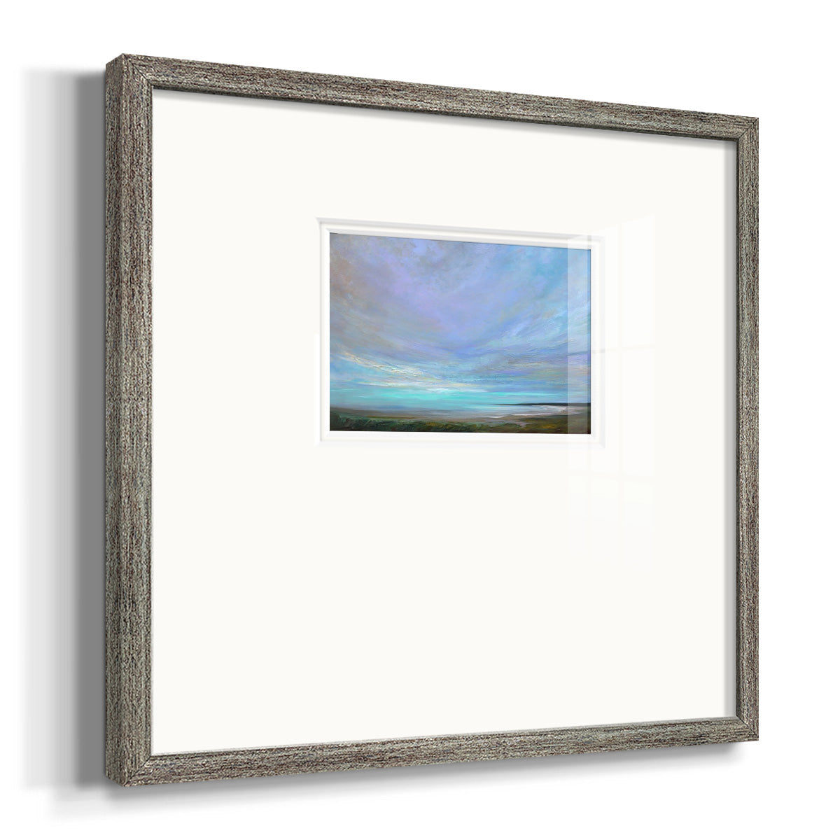 Coastal Views III Premium Framed Print Double Matboard