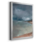 Sea Glass Storm I - Modern Framed Canvas Print