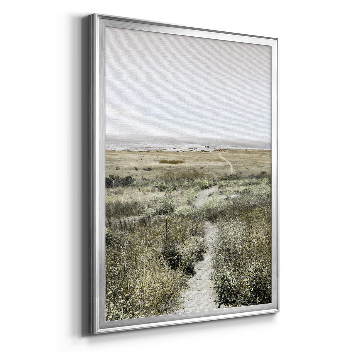 Footpath to Paradise - Modern Framed Canvas Print