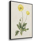 Flowers of the Seasons X - Framed Premium Gallery Wrapped Canvas L Frame 3 Piece Set - Ready to Hang