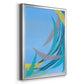 Circulating Flow II - Modern Framed Canvas Print