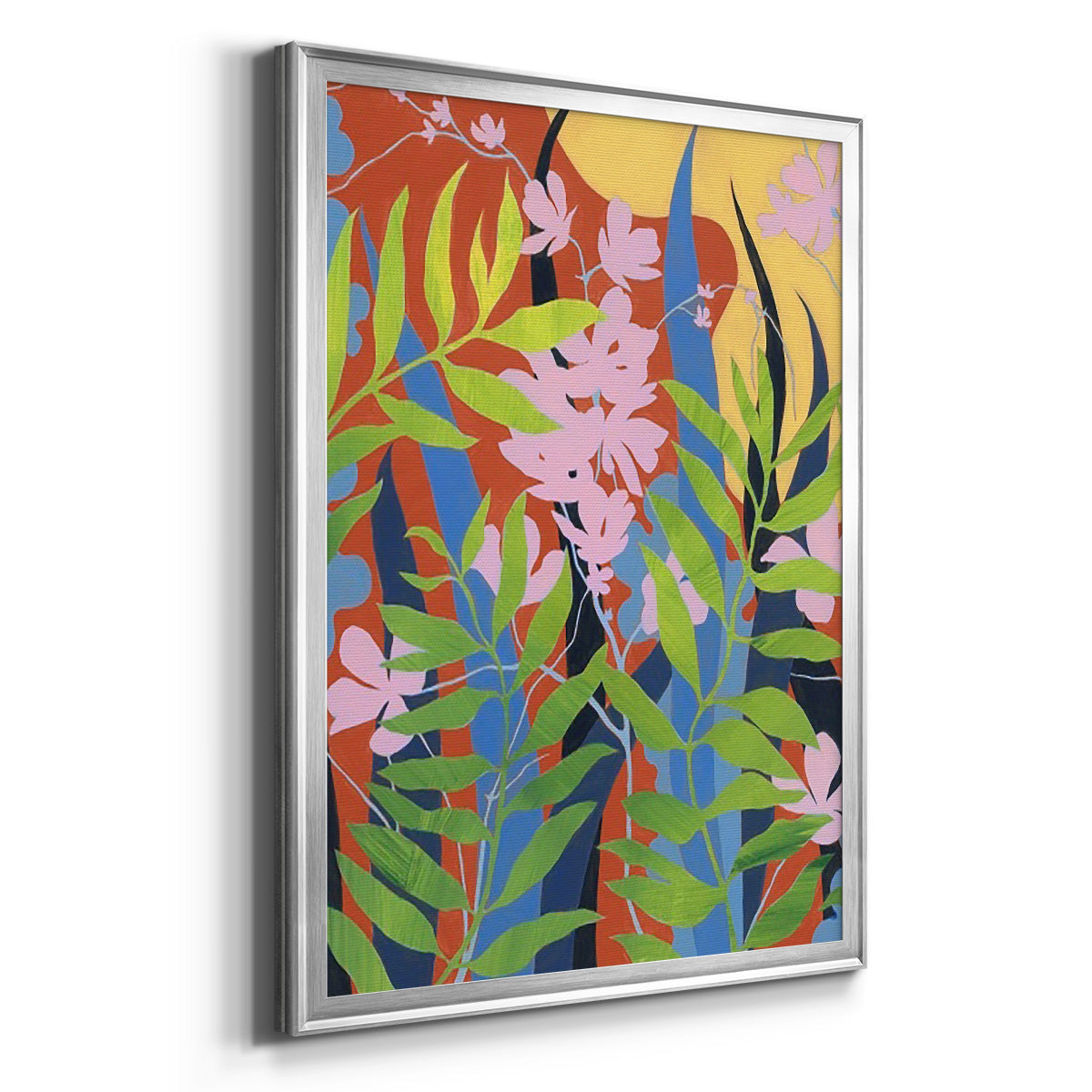 Bold Bright & Wild I - Modern Framed Canvas Print