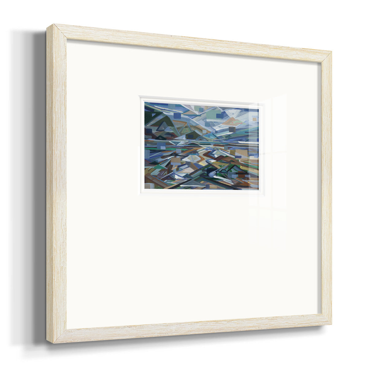 Low Tide- Premium Framed Print Double Matboard