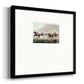 Gray Day at the Races Premium Framed Print Double Matboard