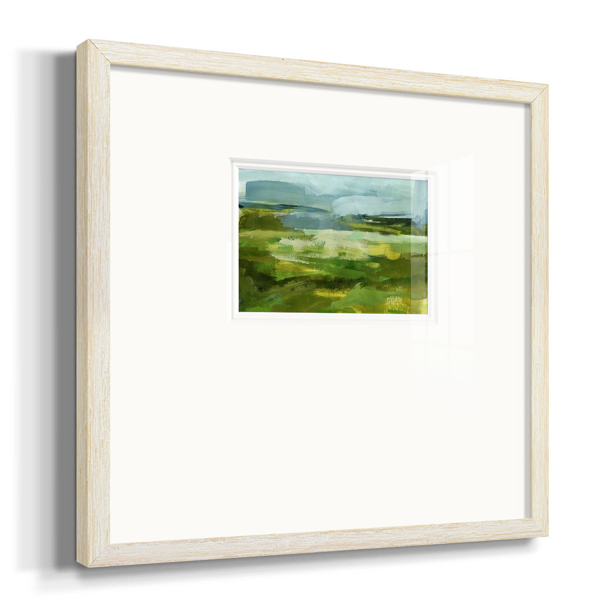 Emerald View I Premium Framed Print Double Matboard