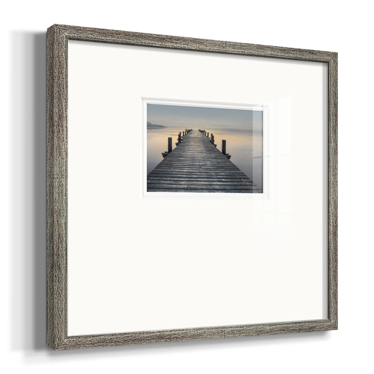 Sun Down - Double Matboard Framed Print