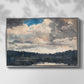 The Lone Boat, North Woods Club, Adirondacks, 1892 - Floater Framed Canvas Print