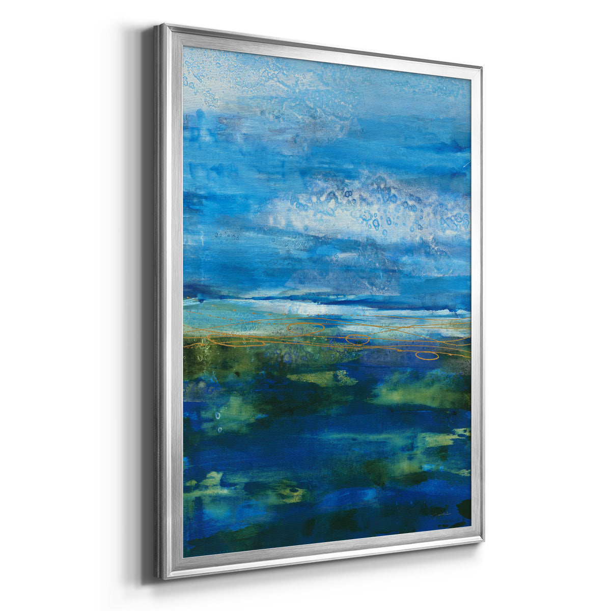 Island Groove - Modern Framed Canvas Print