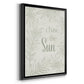 Chase the Sun - Modern Framed Canvas Print