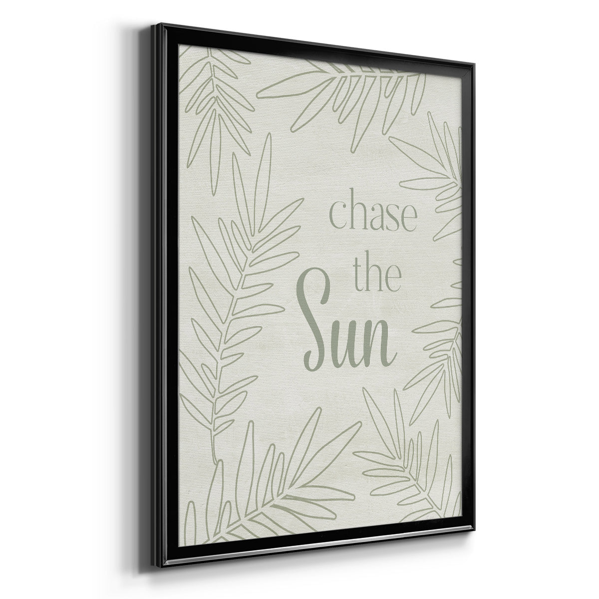 Chase the Sun - Modern Framed Canvas Print