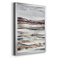 Muted Earth Layers I - Modern Framed Canvas Print