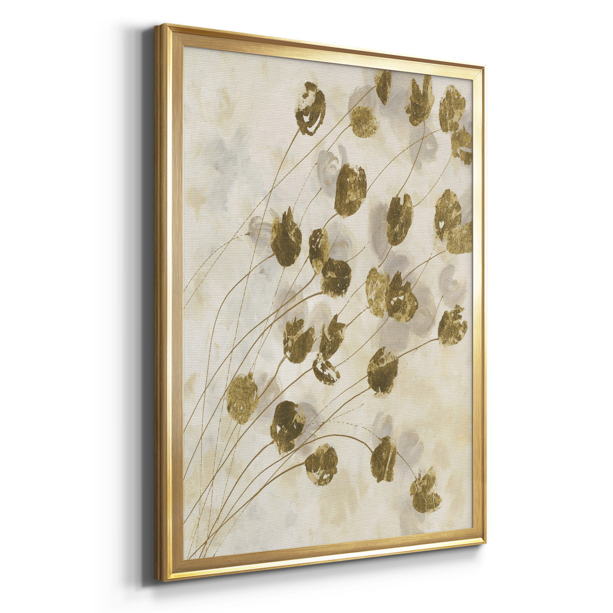 Elegance In Bloom IV - Modern Framed Canvas Print