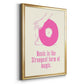 Sweet Melody IV - Modern Framed Canvas Print