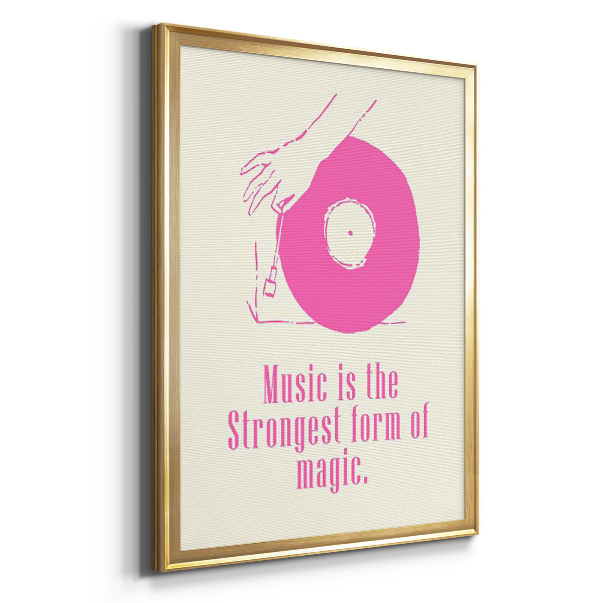 Sweet Melody IV - Modern Framed Canvas Print
