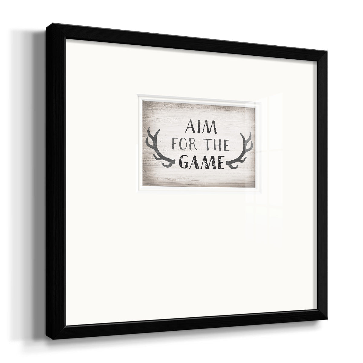 Aim Game Premium Framed Print Double Matboard