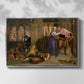 The Flight of Madeline and Porphyro, 1848 - Floater Framed Canvas Print