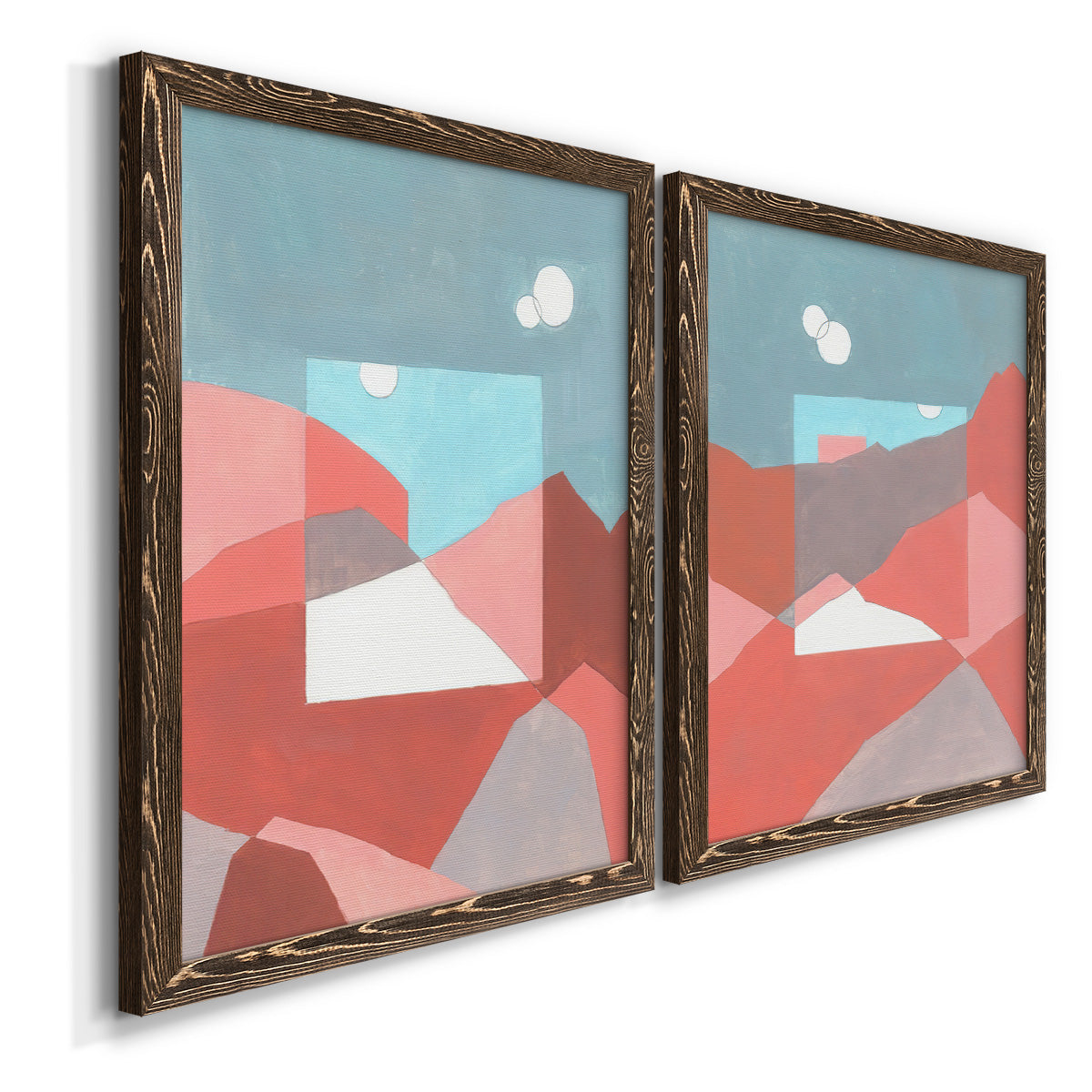 Desert Dreamscape I - Premium Framed Canvas 2 Piece Set - Ready to Hang