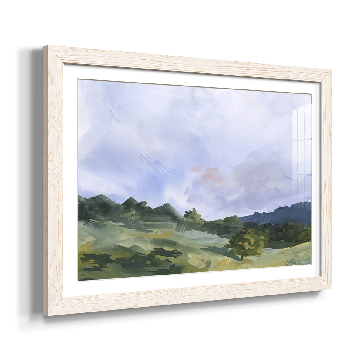 Pastoral Horizons I - Barnwood Framed Art Print