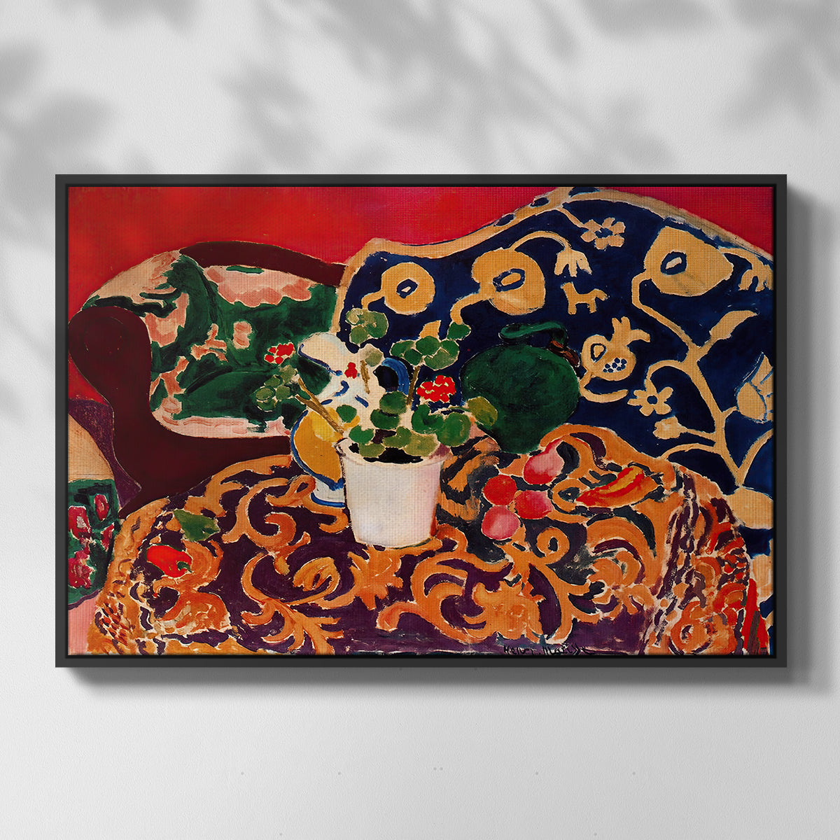Spanish Still Life, c. 1910 - Floater Framed Canvas Print