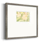 Verdant Floral Abstract II Premium Framed Print Double Matboard