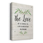 Love of a Family Premium Gallery Wrapped Canvas - Ready to Hang