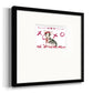 Puppy Valentine Collection A Premium Framed Print Double Matboard