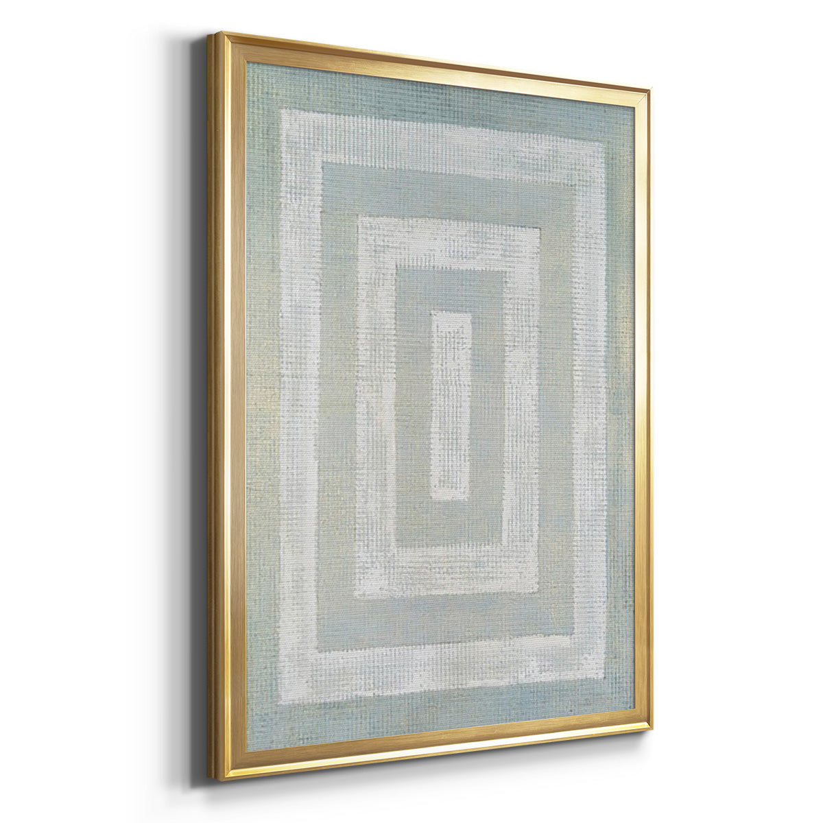 Inner Hall I - Modern Framed Canvas Print