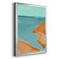 Out on the Sandbar I - Modern Framed Canvas Print