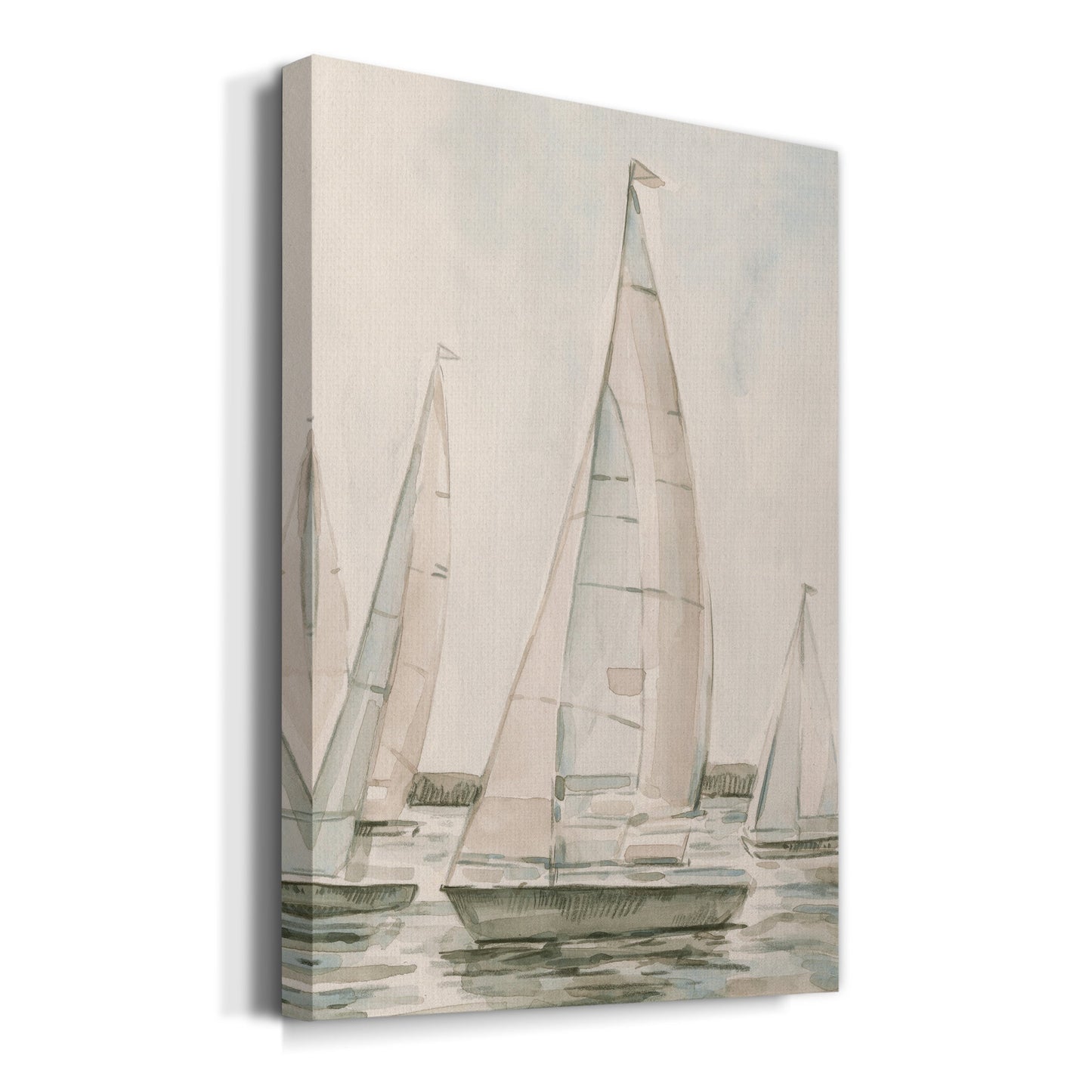 Sail Scribble I Premium Gallery Wrapped Canvas - Ready to Hang