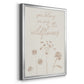 Wildflowers - Modern Framed Canvas Print