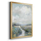 Peninsula Path - Modern Framed Canvas Print