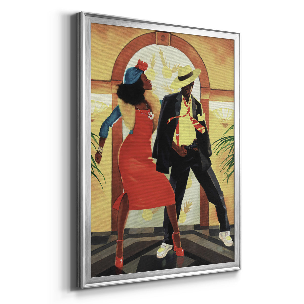 Night Out I - Modern Framed Canvas Print